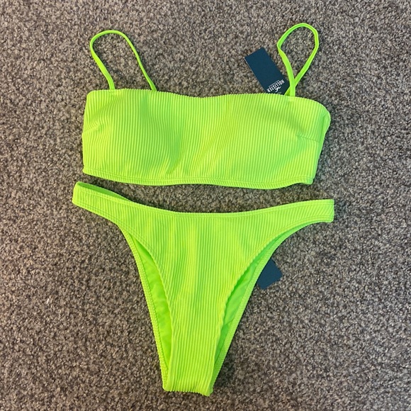 Hollister Swim Hollister Neon Green Bikini Poshmark